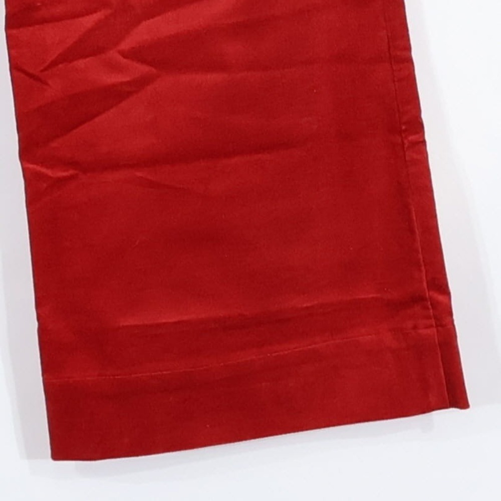 J.Crew Lizzie Pant Women 24 Red Corduroy Wide Leg High Rise Patch Pocket $138NWT - Picture 9 of 15